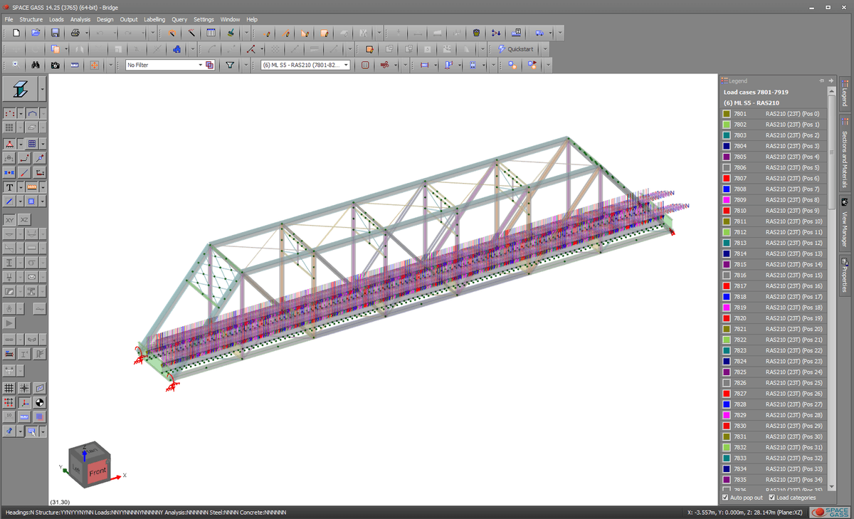 Stress analysis visualization